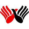 Albania Hands Red and Black