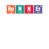 Chemistry runner science running gift