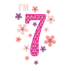 7th birthday girl