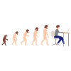 Evolution Entwickler Programmierer Lustiges Gift