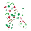 Noël drôle de caniche