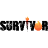 Survivor with flame