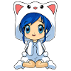 Anime Chibi Mädchen