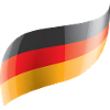 Germany flag curving