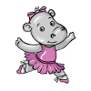 Ballerina Hippo Merch