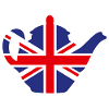 British United Kingdom teapot Union Jack