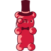 Funny gentleman Gummibaerchen