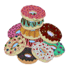 Pyramide der Regenbogen-Donuts