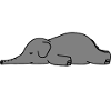Sleeping elephant