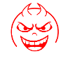 Evil Smile - Logo (red)