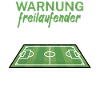 Warnung freilaufender Schiri