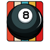 Billiard Eight-Ball Retro
