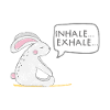 Yoga YOGA inhale exhale hare
