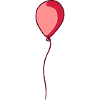 Glittering floating balloon