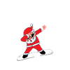 Dabbing Santa Weihnachtsmann