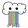Rainbow Cloud Puke