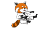 Red Panda Karate Roter Panda