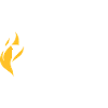 pompier men on fire white