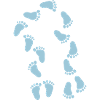 Baby footprints