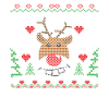 Ugly Christmas Rudolf