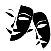 Masques / Comédie et tragédie / Drame