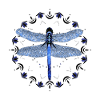 Libellen-Kleidungs-Libellen-Sweatshirt-Mandala