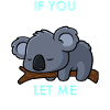 Sleep love Koala Funny