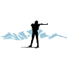 Biathlon and mountain