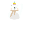 Bonjour Bear Christmas