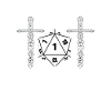 RPG Cube W20 Cube Dice Dragons Trust