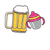 Papa bébé père de plus