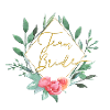 Team Bride 2 Blumen Hexagon