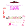 Wonderful daughter mother saying