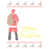 Santa Tisser tisser Santa Claus Ugly Xmas
