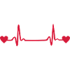 Heartbeat, EKG, ECG, Heart