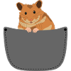 Hamster bag - hamster gift