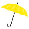 Yellow umbrella