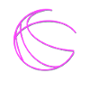Basketball pink design