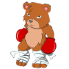 Boxing bear