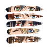 Visages d’anime - Manga Kawaii