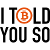I Told You So....Bitcoin