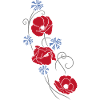 Coquelicots. Design d'été.