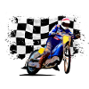 Speedway Racing - Racing Flag