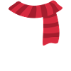 Écharpe motif faux