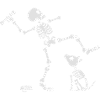 Go fetch bone dog skeleton arm