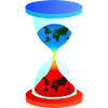 hourglass, climate change, global warming, hourglass