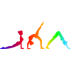 Various Yoga Exercises Rainbow - Pilates