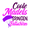 Coole Mädels Springen Fallschirm Skydive