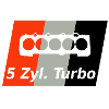 5 cylinder turbo sign