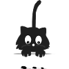 Chat avec des souris